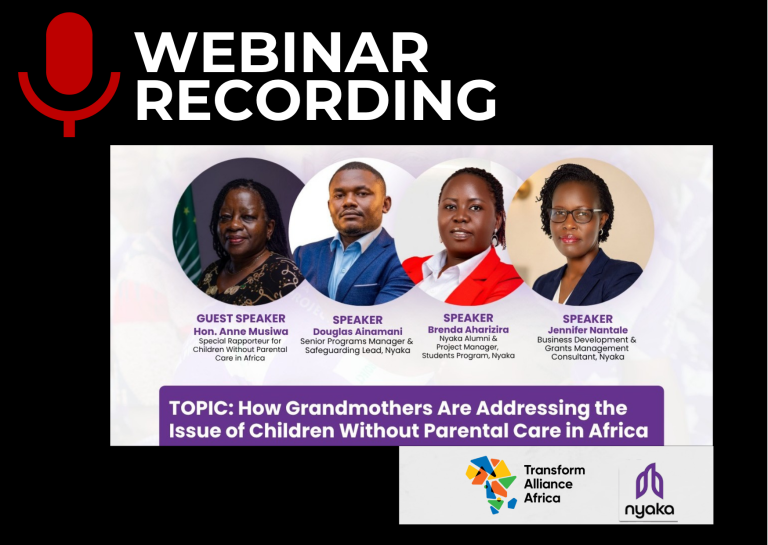 How Grandmother’s are addressing the issue of children without parental care in Africa